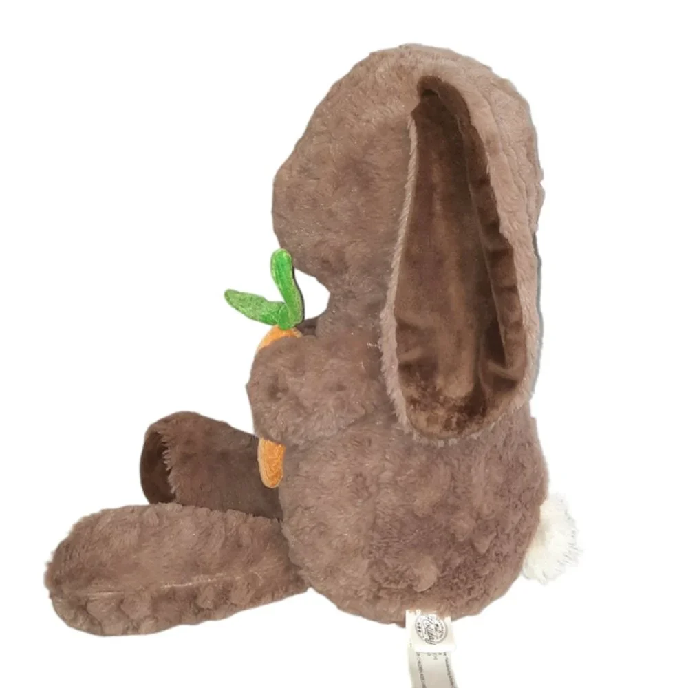 Destination Holiday Brown Easter Bunny Rabbit Carrot Plush Stuffed Toy 20